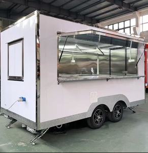 5M Mobile Food Trailer-white