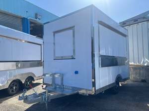 3M Mobile Food Trailer-white