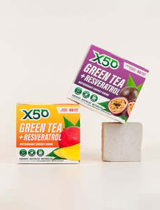 Green Tea Energy: Green Tea X50 Twin Pack - 60 Serve