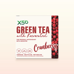 Green Tea Energy: Cranberry Green Tea X50