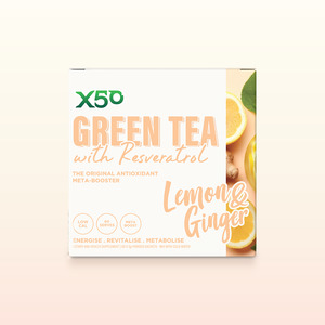 Green Tea Energy: Lemon & Ginger Green Tea X50