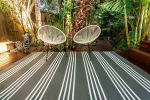 2 Person Tent: Outdoor Rug - Tokyo Grey