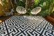 Outdoor Rug - Luxe Black and White