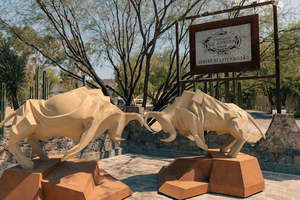 Art Collection: Duelo de Toros - Installation