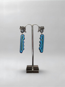 Kyanite Blue Slender Earrings