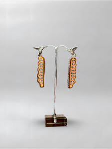 Hummingbird Neutral Pink Slender Earrings