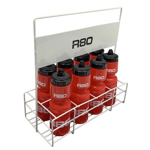 Training Accessories: R80 Wire Drink Bottle Carrier with 8 Bottles