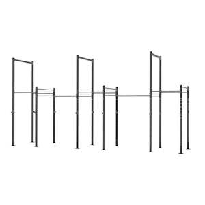 High Low Rig: XLR8 Freestanding High Low 5 Bay Rig