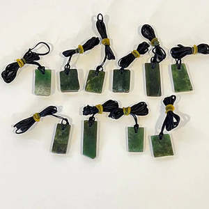 Pounamu Carvings: Pounamu Offcut Pendants (10piece)