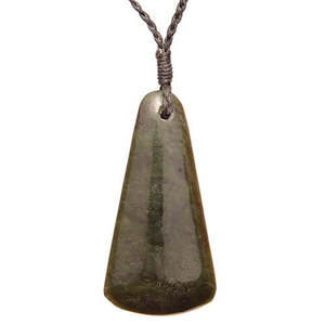 Pounamu Toki Adze Pendant