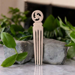 Large Bone Triple Koru Heru