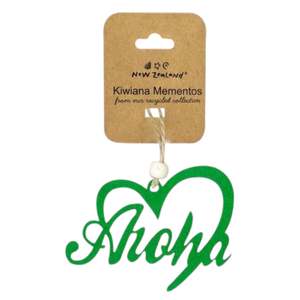Decorations: Green Aroha: Felt Hanging Ornament