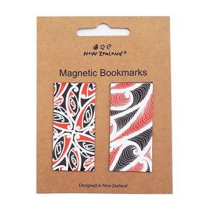 Books Bookmarks: Koru & Kotahitanga Magnetic Bookmarks