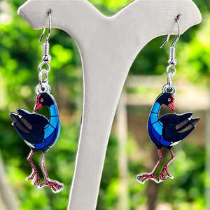 Pūkeko Earrings
