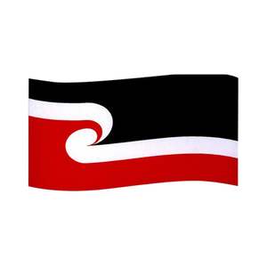 Iron On Patches: Tino Rangatiratanga Waving Iron-On