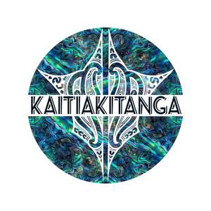 Iron On Patches: Kaitiakitanga Iron-On - Blue