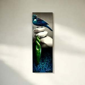 Glass Artwork: Winter Song: Glass Print Edition