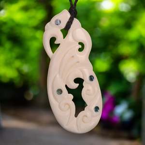 Bone Manaia Pendant