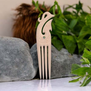 Bone Heru Comb: XL Bone Hook Heru