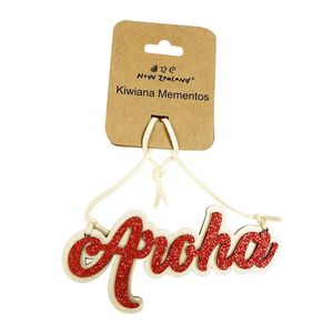 Aroha: Hanging Glitter Ornament