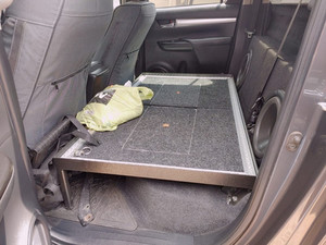 Bushtech Rear Seat Delete - Hilux and 79 Series XpeditioNZ