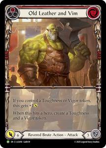 Flesh Blood: Old Leather and Vim [LGS418] (Promo)  Cold Foil