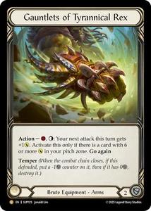 Flesh Blood: Gauntlets of Tyrannical Rex [SUP125] (Super Slam)  Cold Foil