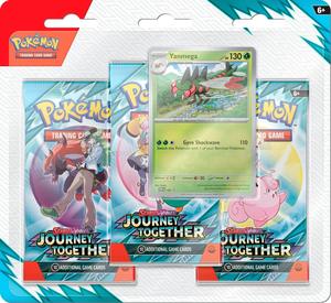 [RESTOCK!!] Scarlet & Violet: Journey Together - 3 Pack Blister (Yanmega)
