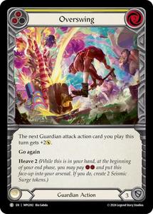 Flesh Blood: Overswing (Yellow) [MPG092] (Mastery Pack Guardian)