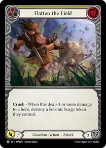 Flesh Blood: Flatten the Field (Yellow) [MPG077] (Mastery Pack Guardian)