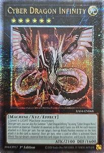 Yugioh Singles: Cyber Dragon Infinity [RA04-EN068] Quarter Century Secret Rare