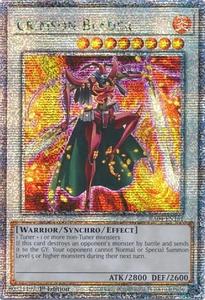 Yugioh Singles: Crimson Blader [RA04-EN161] Quarter Century Secret Rare