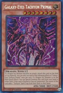 Yugioh Singles: Galaxy-Eyes Tachyon Primal [MZTM-EN011] Secret Rare