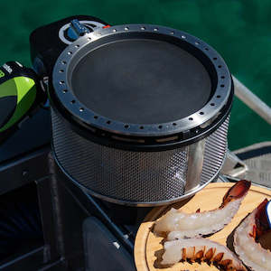 COBB Grill Frying Pan and Fork