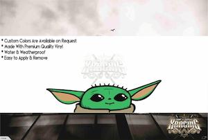 Allstickers: JDM ANIME PEEKING SLAP CAR STICKER DECAL [XRACING] #418