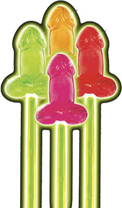 Products: 229262 - Bachelorette Party Flavours Glow Stick Pops - Singles XSite NZ