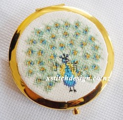 Peacock Compact Mirror