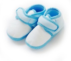 Blue Baby Booties