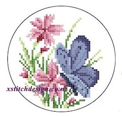 Products: Blue Butterfly Compact Mirror