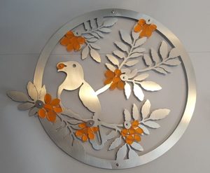 Stainless Steel Kereru Bird & Karaka Tree - Xstream Profiles