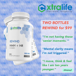 Products: 2 bottles of Rewind (NMN+NR) - Xtralife