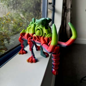 Sensory Section: 3D Printed Mammoth Silk Rainbow Large