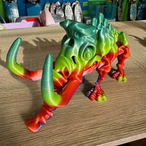 Sensory Section: 3D Printed Mammoth Rainbow Large