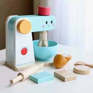 Wooden Toy Cake Mixer