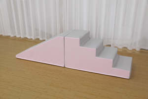 Soft Play Climb and Slide Luxury Set pink -discounted