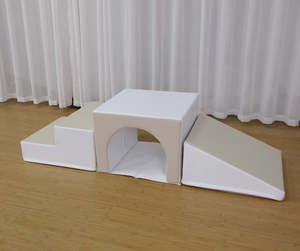 Soft Play Full Foam Series: Soft Play Stairs Tunnel Ramp sand