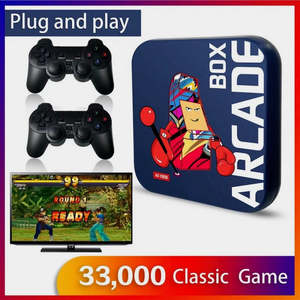 New Arcade Box Retro Games Console wireless controllers