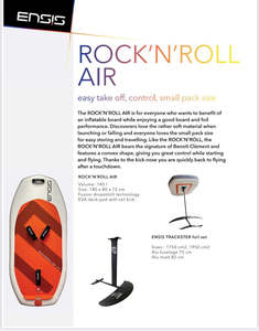 Foil Boards: Ensis Rock n Roll Air Board and Foil Package