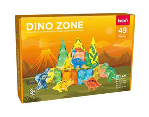 Due Late August Early September 2023: Magnetic Tiles Dino Zone 49 Piece Set