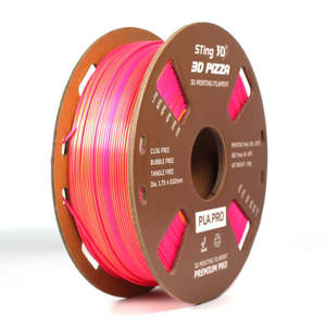 3d Printer Filament: PLA 3D Printer Filament SILK Dual Colour Yellow + Purple